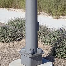 Valmont Standard Traffic Street lighting with curved poles