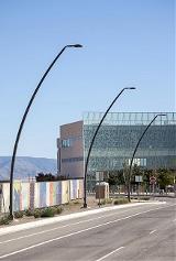 Valmont Standard Traffic Street lighting with curved poles