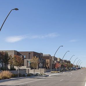Valmont Standard Traffic Street lighting with curved poles