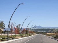 Valmont Standard Traffic Street lighting with curved poles