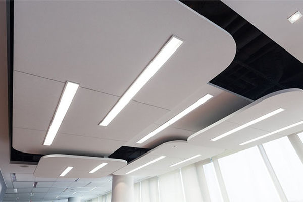Specialized lighting inside a nursing home