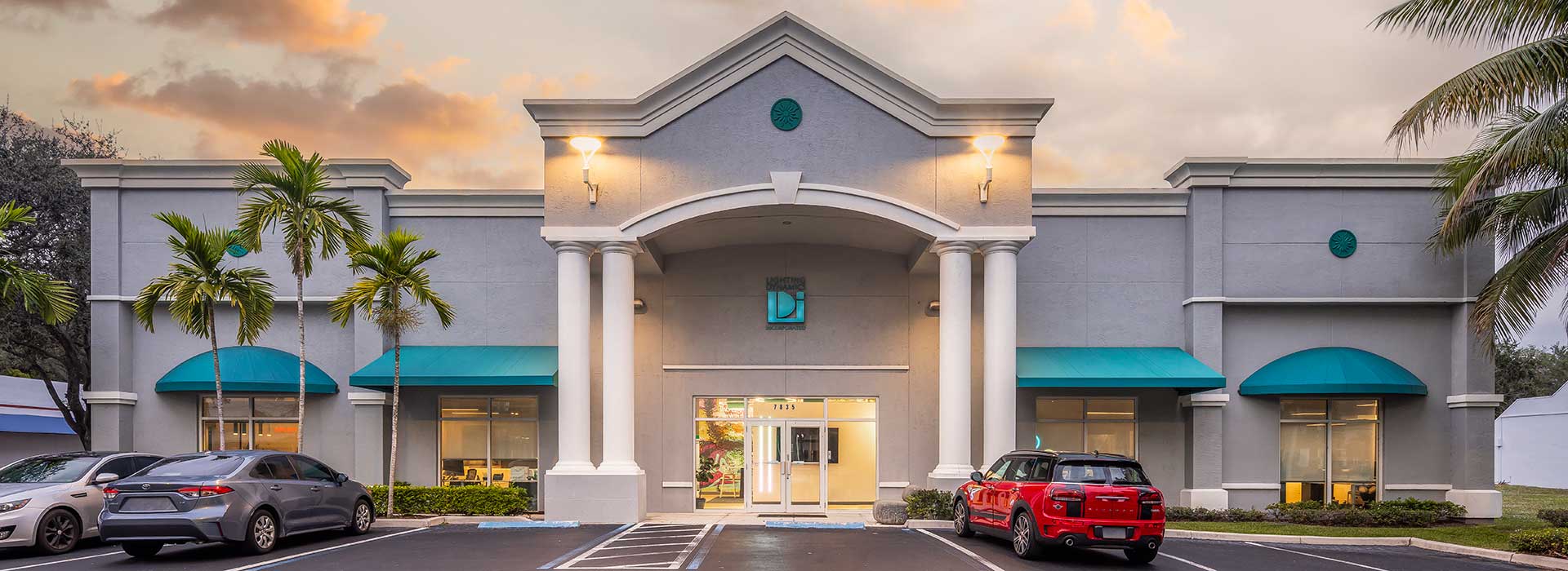 An exterior photo of LDI's remodeled office